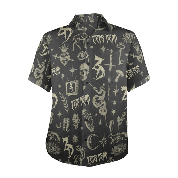 zeds dead | save my grave button down