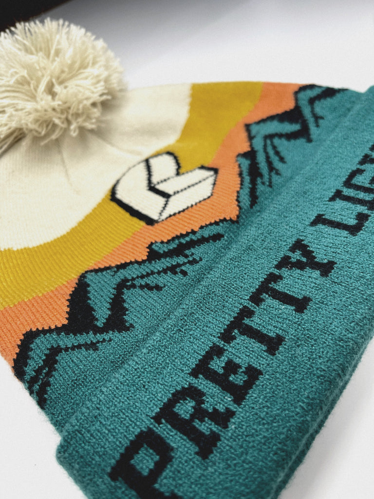 pretty lights | retro mountain beanie