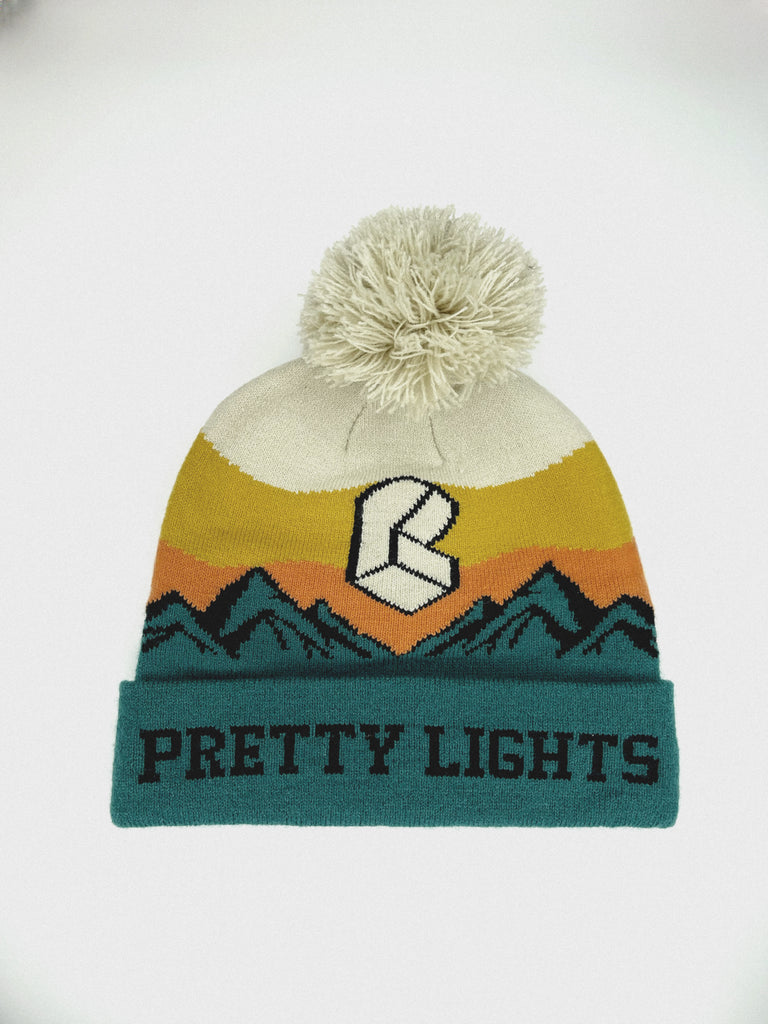 pretty lights | retro mountain beanie