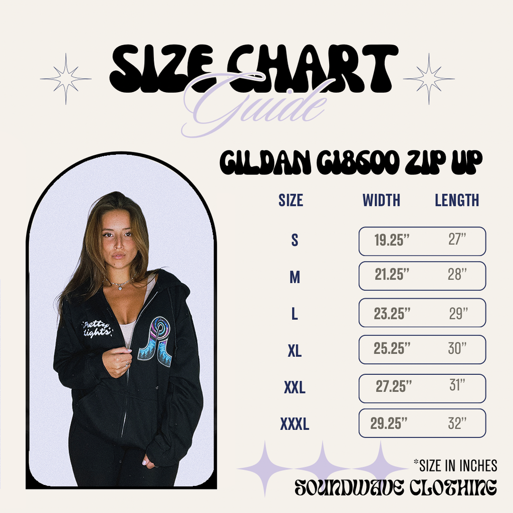 daily bread | purple clouds zip up