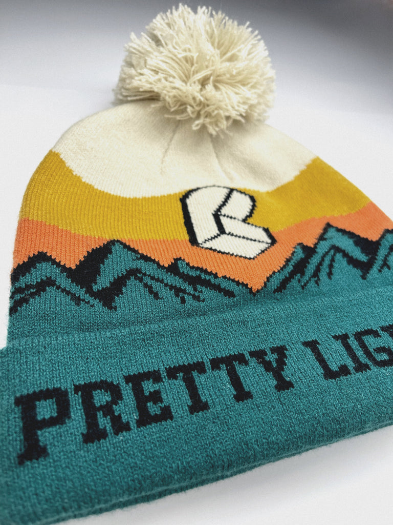 pretty lights | retro mountain beanie