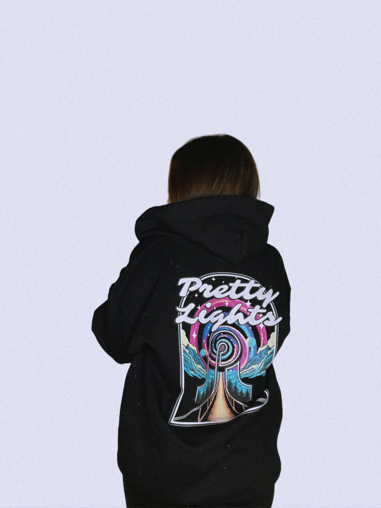 pretty lights | swirl bridge zip up