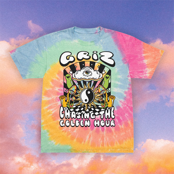 griz | chasing the golden hour t-shirt