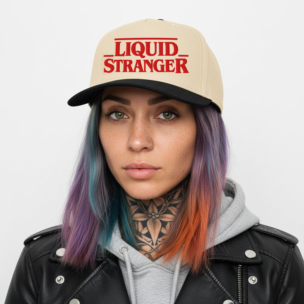 liquid stranger things | retro snapback