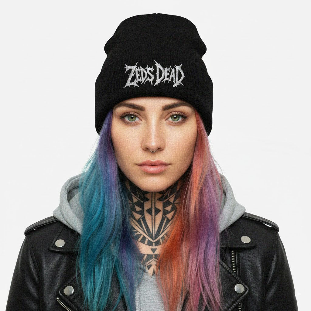 zeds dead | metal beanie