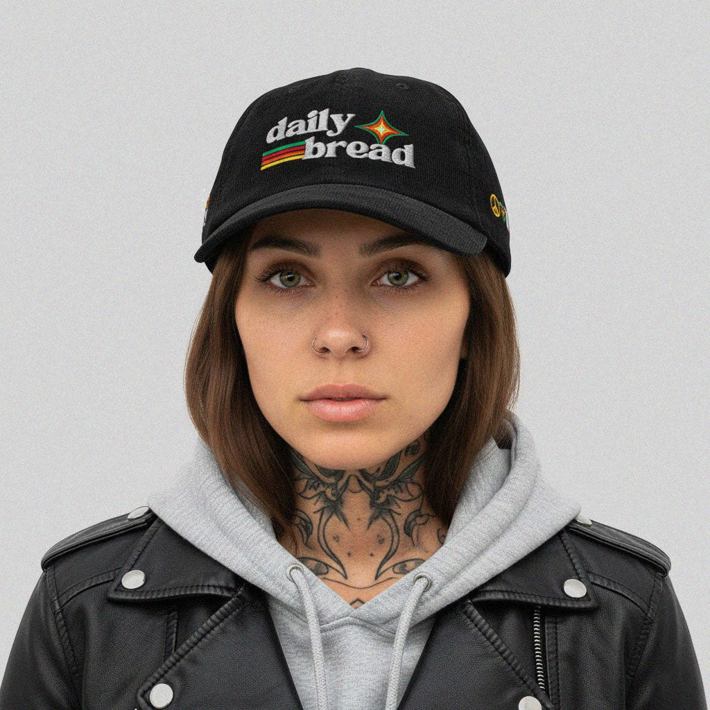 daily bread | PEACE, LOVE, BREAD corduroy cap
