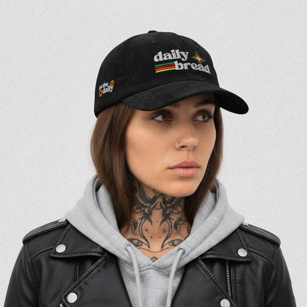 daily bread | PEACE, LOVE, BREAD corduroy cap