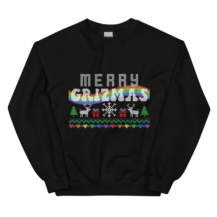 merry grizmas holiday sweatshirt